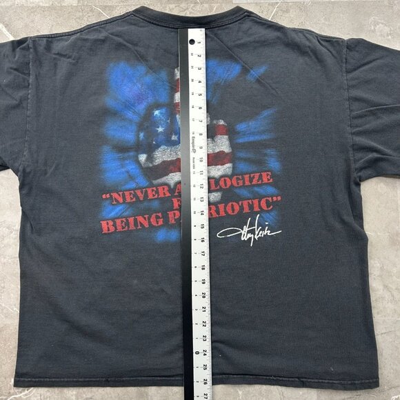 Vintage Toby Keith Graphic Tour Tee Mens 2XL XXL Patriotic Country Music Band - Picture 12 of 13